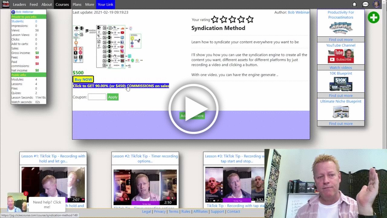 Course Income Secrets #336 - How to use Click eCourse commissions deals ...