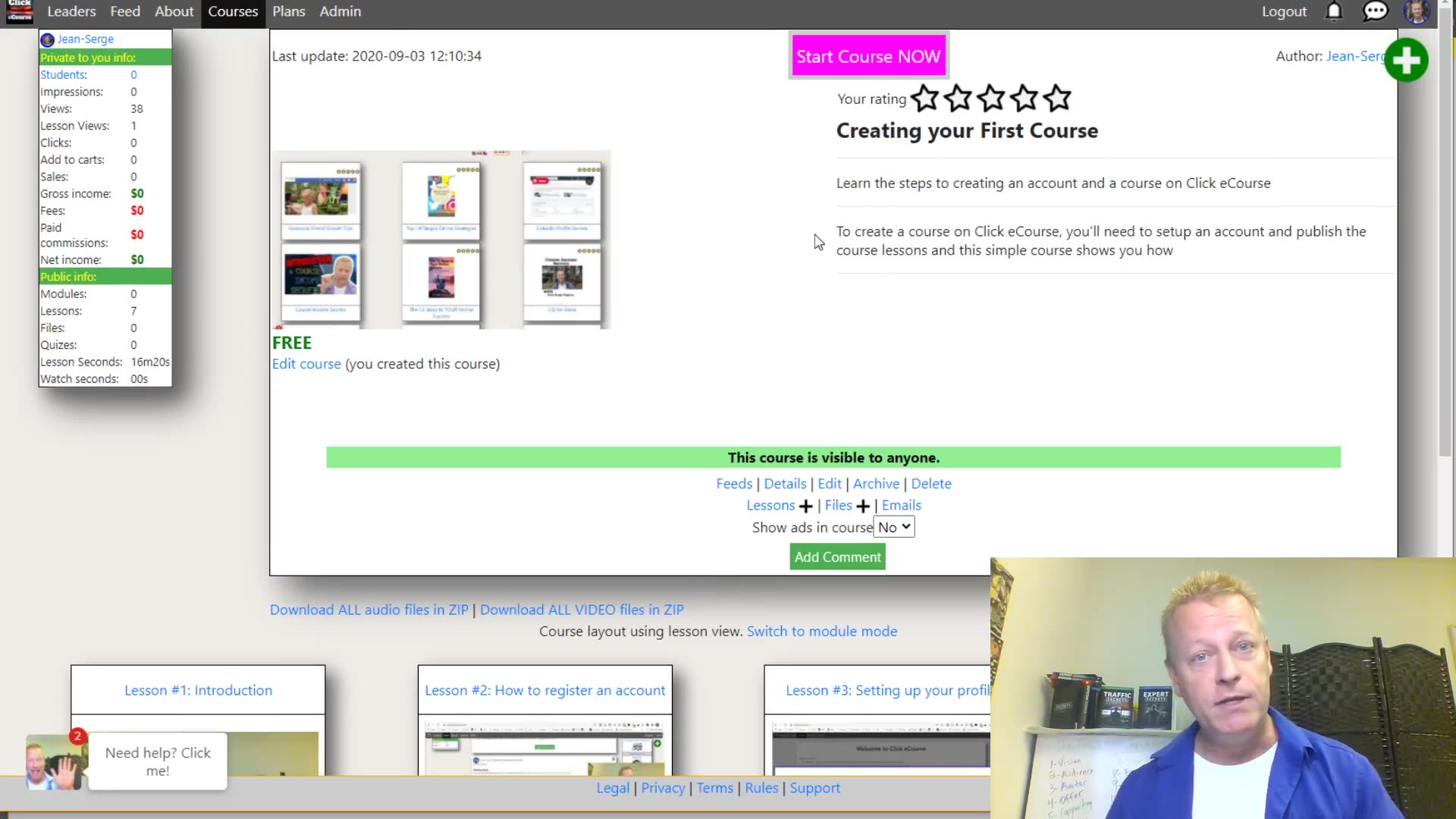 Course Income Secrets #215 - How to create a course from a pre-recorded ...