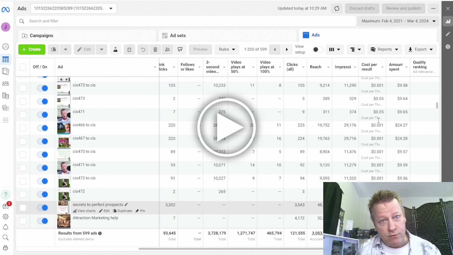 Course Income Secrets #502 - How to Setup Video Retargeted Facebook Ads ...